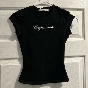 Black Tank Air Baby Tee